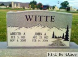 Ardith A. Witte