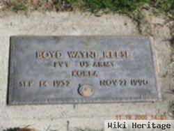 Boyd Wayne Reese