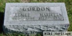 Marietta R "mary" Martin Gordon