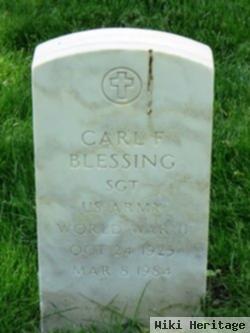 Carl F Blessing