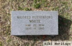 Mildred Rutherford White