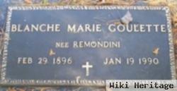 Blanche Marie Remondini Goulette