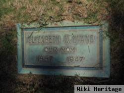 Elizabeth K Stoehr Evans