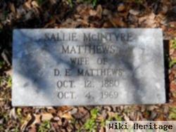 Sallie Mcintyre Matthews