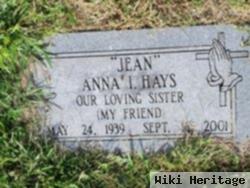 Anna I. "jean" Hays