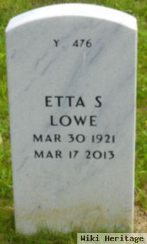 Etta Sue Pryor Lowe