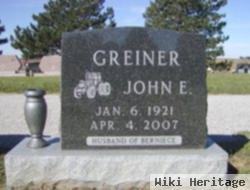 John E Greiner