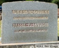 Bessie P Lutton