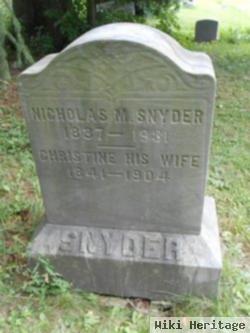 Nicholas M Snyder