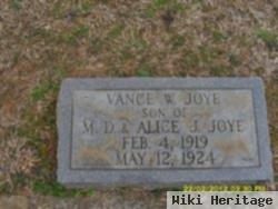 Vance W Joye