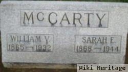 Sarah E Fox Mccarty