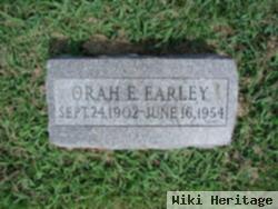 Orah E Earley