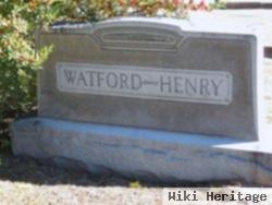 Arnette Fay Watford Henry