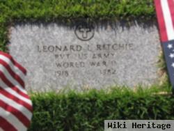 Pvt Leonard L Ritchie