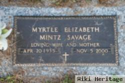 Myrtle Elizabeth Mintz Savage