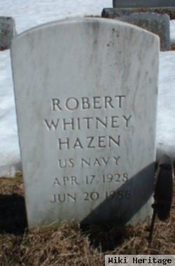 Robert Whitney Hazen