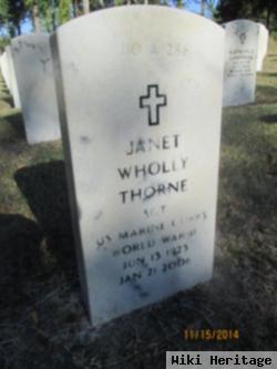 Janet Wholly Thorne