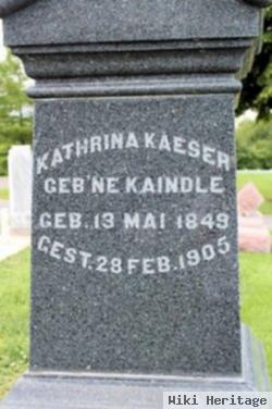 Kathrina Kaindle Kaeser