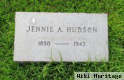 Jennie A Hudson