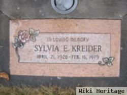 Sylvia E. Kreider