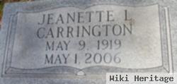 Jeanette L Carrington