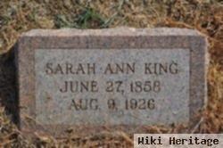 Sarah Ann Hammonds King