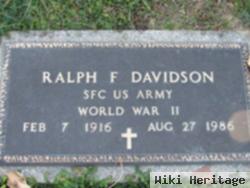 Ralph F. Davidson