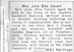 Julia E. Silsbee Covert