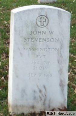 Pvt John William Stevenson