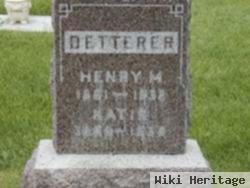 Henry M Detterer