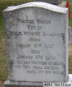 Frances Walker Broadfoot