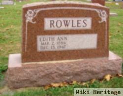 Edith Ann Rowles