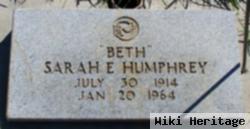 Sarah Elizabeth Branscomb Humphrey