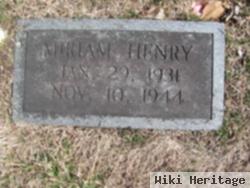 Miriam Henry