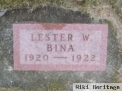 Lester W Bina