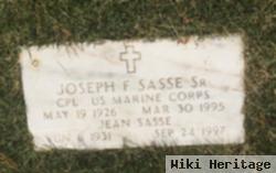 Joseph F Sasse, Sr
