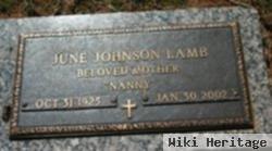 June Francis Johnson Lamb