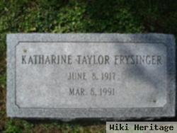 Katharine Taylor Frysinger