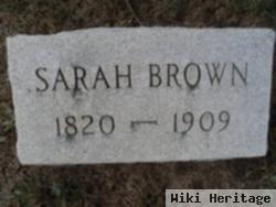 Mrs Sarah Fisher Brown