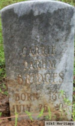 Caroline S. "carrie" Parham Bridges