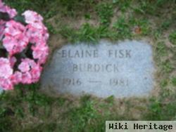 Elaine Fisk Burdick