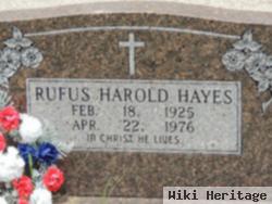 Rufus Harold Hayes