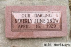 Beverly June Snow