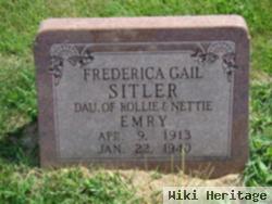 Frederica Gail "freda/gay" Emry Sitler