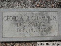 Georgia P Bonner Champion