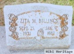 Zita Marie Pepaw Billings