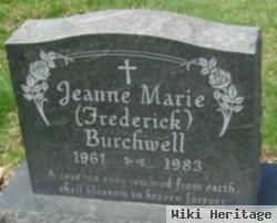 Jeanne Marie Frederick Burchwell