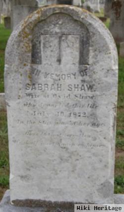 Sabrah Shaw