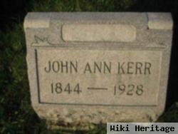 John Ann Kerr