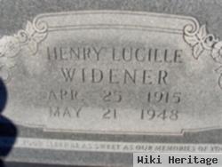 Henry Lucille Widener